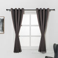 Cortinas de gris oscuro 100% apagado